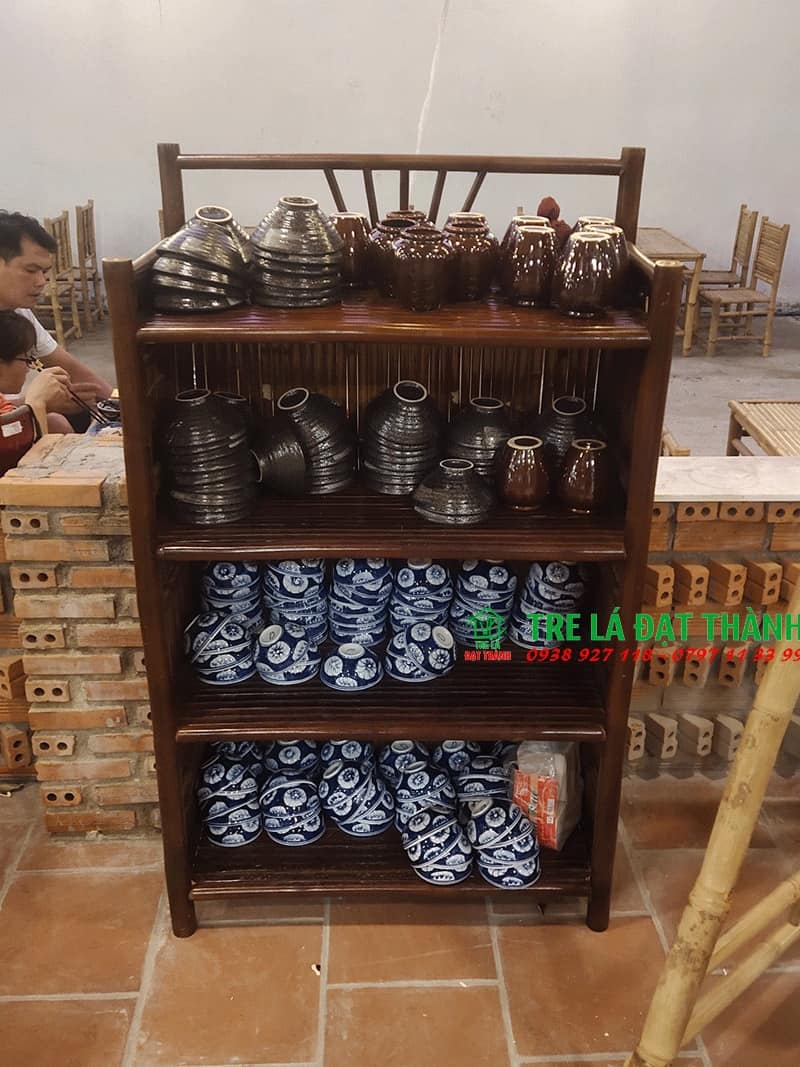 Kệ Tre Đựng Chén - KTDC005